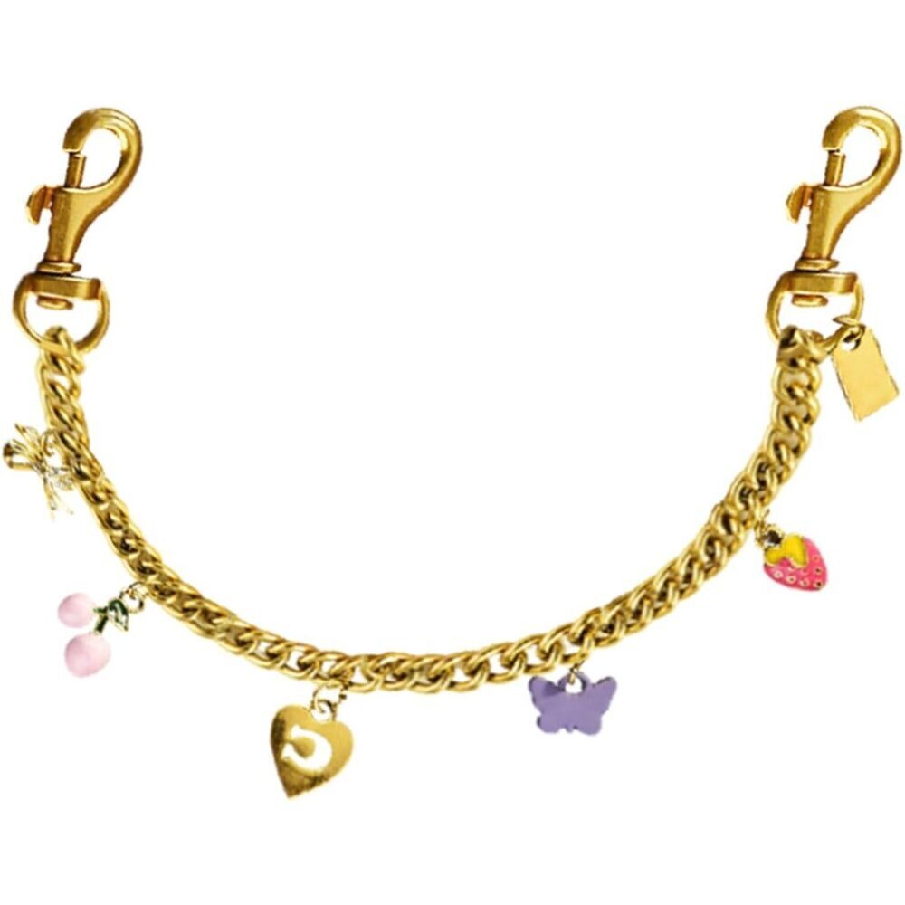 Cherry Bag Charm Wallet Chain Keychain Purse Accessory for Women